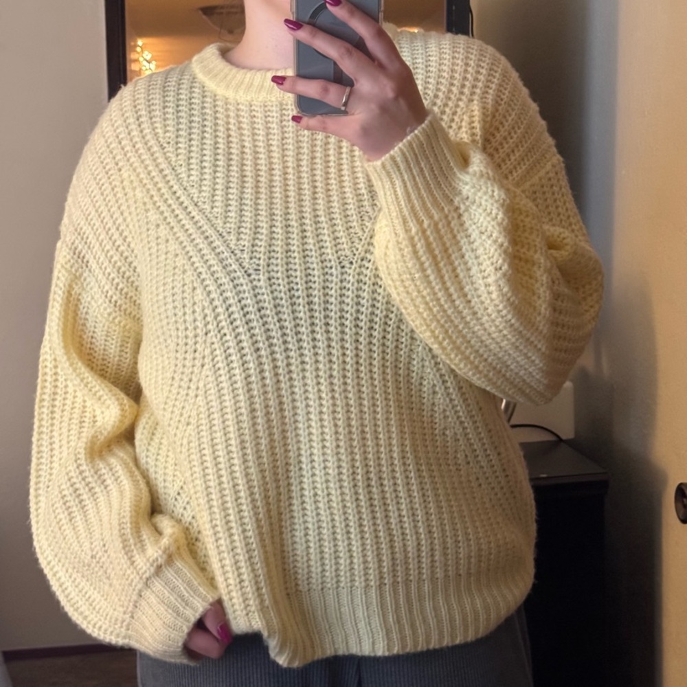 Cozy Yellow Sweater